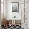 thumbnail image 3 of Solitary Reflection - Photography Black and White Nature Minimalist Landscape Scenic Water Black Framed Wall Art Print 6 x 8 inches, 3 of 7