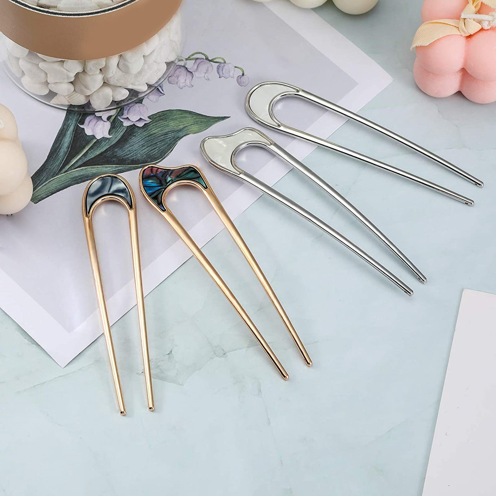 Metal Barrettes for Girls Longest Hair Big Snap Hair Clips Vintage Hair Clips Barrettes Spiral Hair Ties Colorful Small Baby Barrettes Boy Bar Clips for Hair Metal Barrettes Clips Small Barrettes for