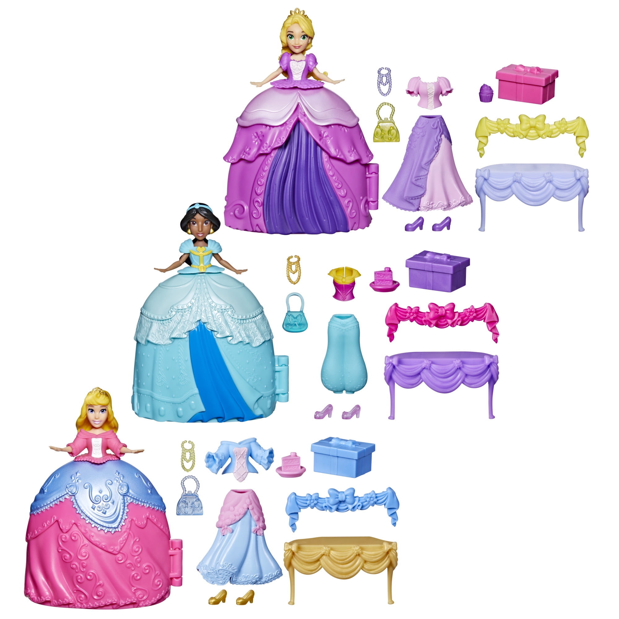 Dolls & Plush  Disney Kids Princess Secret Styles Surprise Princess  3-Pack, Series 3 Mini Fashion Dolls, Toy For Girls 4 Years And Up - La  toque noire