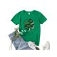 thumbnail image 2 of Camiseta Para Mujer Cuello Redondo Manga Corta Letra/TréBol/áRbol Impreso Tops XBTCLXEBCO Estilo 5;L, 2 of 6