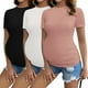 thumbnail image 1 of Ropa de maternidad Ekouaer Summer - Camiseta de manga corta para embarazo, 1 of 7