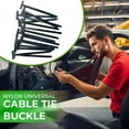 thumbnail image 3 of Yinreli Automotive Nylon Cable Ties Universal Nylon Cable Tie Set Heavy Duty Self-locking Zip Ties for Automotive Outdoor Use 60/80/120/160/180/220/300 Pcs, 3 of 8