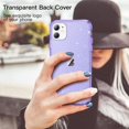 thumbnail image 4 of JETech Glitter Case for iPhone 11, 6.1-Inch, Bling Sparkle Shockproof Phone Bumper Cover, Cute Sparkly for Women and Girls (Light Purple), 4 of 7