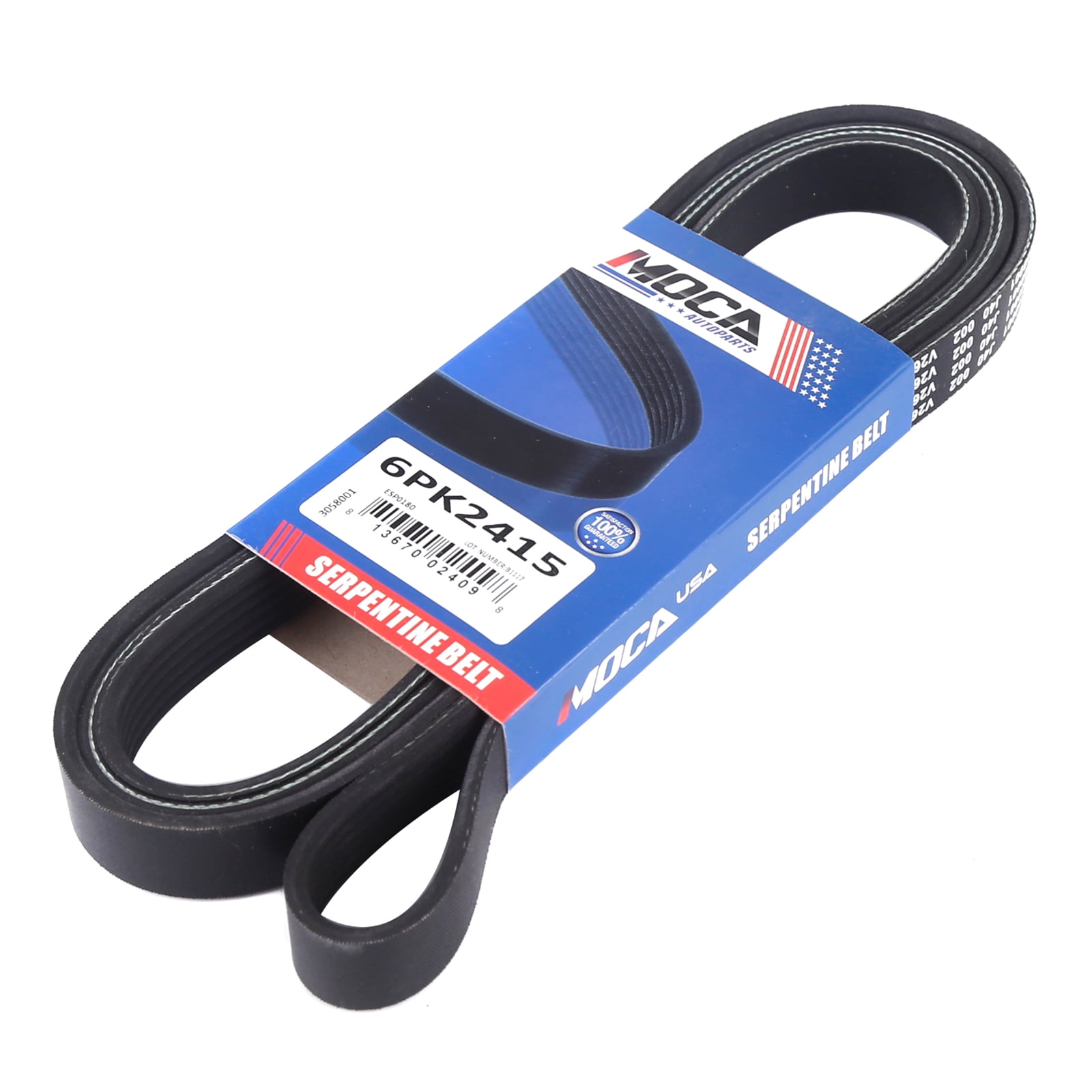 MOCA AUTOPARTS 6PK2225 Serpentine Belt Fit for 1997-1999