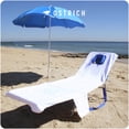 thumbnail image 6 of Ostrich Custom Fitted Towel for 3N1 Outdoor Lounge Beach Chair, Towel Cover Only - White, 6 of 12