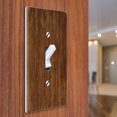 thumbnail image 3 of WIRESTER 1-Gang Toggle Wall Plate/Switch Plate Cover, Red Brown Wood, 3 of 6