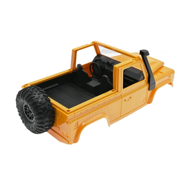 RC Car Shell Servicio de vehículos Suministros Simplemente resistente al desgaste Automóviles Remoto Accesorios de piezas Reemplazo para MN90 MN99s Amarillo Inevent FN001764-02