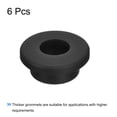 thumbnail image 3 of Unique Bargains Rubber Grommet Mount Dia 63/64' (25mm) Round T Type for Wire Protection 6 Pack, 3 of 5
