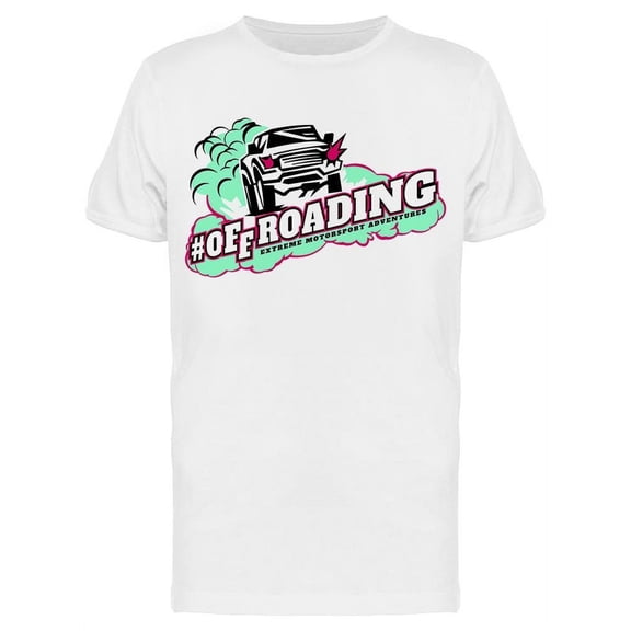 Banner. Off Roading T-Shirt Men -Image by Shutterstock, Male Medium