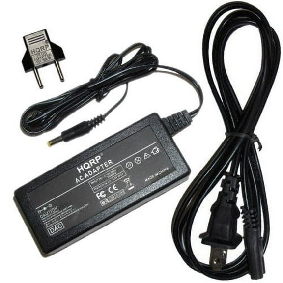 HQRP AC Adapter for Sony DVP-FX750, DVP-FX750/L, DVP-FX750/P, DVP-FX750/R, DVP-FX750/W CD / DVD Player Power Supply Cord   Euro Plug Adapter