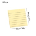 Colored Sticky Notes 100 Sheets Horizontal Notebook Tearable Notes for ...