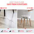 thumbnail image 5 of 24 Pcs Chair Leg Floor Protectors for Hardwood Floors Silicone Covers Felt Pads Furniture Leg Caps Anti-Scratch Reduce Noise Fit (1-5/16" to 2"), 5 of 9
