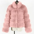 thumbnail image 5 of Winter Coats for Women Warm Fluffy Faux Fur Jackets Cropped Jacket Parka Outwear Solid Color Sharpe Fuzzy Jacket Coat Jackets for Women, 5 of 5