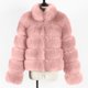 thumbnail image 5 of Abrigo de Piel Sintética Para Mujer Chaqueta Cálida Invierno Sólido Cuello en V Prendas de Abrigo Odeerbi  ODB178596, 5 of 5