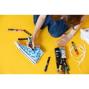 Uni POSCA PC-3M Water-Based Paint Markers, Fine Tip (0.9-1.3mm), Assorted Colors, 16 Count