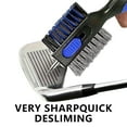 thumbnail image 2 of FORICOM Golf Club Brush and Club Groove Cleaner, Aluminum Clip for Portability and Loss Prevention, Lightweight and Stylish, Ergonomically Designed, Can Be Easily Attached to a Golf Bag（Black）, 2 of 6