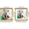 thumbnail image 2 of Americanflat 10X10 Picture Frame With Shatter-Resistant Glass - Use As 8X8 Frame With Mat Or Display 10X10 Photo Without Mat - Hudson Collection - Wide Square Frames For Tabletop And Wall - Gold, 2 of 5