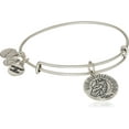 thumbnail image 2 of Alex and Ani Women's Teacher Bangle Bracelet, Rafaelian Silver, 2 of 3