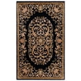 thumbnail image 3 of Safavieh Heritage Cleves Oriental Wool Area Rug, Black, 5' x 8', 3 of 13
