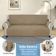 thumbnail image 6 of Lavish Cover Luxe Waterproof & Non-Slip Sofa Cover, Washable Funiture Protectors for Kids, Pets(3-Seater, Light Coffee), 6 of 6