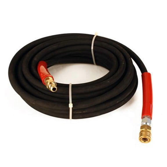 Raptor Blast 6000 PSI BLACK 2 Wire Braid Pressure Washer Hose 100' & Couplers