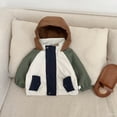 thumbnail image 2 of SUYIDA Boys Lightweight Outerwear Jacket for Spring and Fall Seasons Soft Comfortable Casual Outdoor Wear for Toddlers and Young Kids - Army Green, 2 of 7