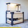 thumbnail image 4 of 2x4basics 90164MI Custom Work Bench and Shelving Storage System, Black, 4 of 4