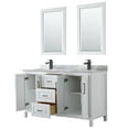 thumbnail image 3 of Wyndham Collection Wcv252560dunsm24 Daria 60" Free Standing Double Vanity Set - White /, 3 of 7