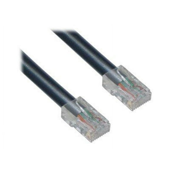 CableWholesale.com - Patch cable - RJ-45 (M) to RJ-45 (M) - 7.6 m - UTP - CAT 6 - stranded - black