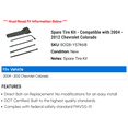 thumbnail image 2 of Spare Tire Kit - Compatible with 2004 - 2012 Chevy Colorado 2005 2006 2007 2008 2009 2010 2011, 2 of 2