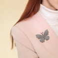 thumbnail image 6 of TNOBHG Butterfly Brooch Women Brooch Butterfly Shape Vintage Bag Coat Collar Hat Scarf Decoration Coat Brooch, 6 of 8