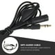 thumbnail image 2 of 2pcs 3.5mm Macho a hembra Cable de extensión de audio Polea Ajuste del cable de audio, 2 of 6