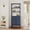 Blue, variant on CBJCBJ 77.5" Retro Bookcase with Storage Cabinet and Removable Display Shelf, Suitable for Living Room, Study Room,Green