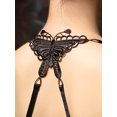thumbnail image 5 of INSPIRE CHIC Elastic Cross Back Bra Shoulder Straps Lace Wrap for Dress for Women Black, 5 of 5