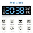 thumbnail image 5 of WEISIPU Digital LED Desk Alarm Clock Large LED Display Wall Clock Temperature Humidity, 5 of 6