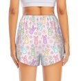 thumbnail image 4 of Fotbe Colorful Bunny Womens High Waist Running Shorts Athletic Workout Quick Dry Shorts for Women with Pockets Gym Yoga Summer Shorts-Small, 4 of 9