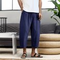 thumbnail image 2 of uikmnh Mens Shorts Men's Pure Rope Loose Breathable Shorts Summer Beach and Sports Size:3XL, 2 of 8