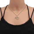 thumbnail image 2 of Collar con colgante de mapa de Ucrania en Acero inoxidable Yashi D dorado, 2 of 3