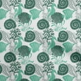 thumbnail image 1 of oneOone Cotton Flex Sea Green Fabric Ocean Underwater Life Quilting Supplies Print Sewing Fabric By The Yard 40 Inch Wide, 1 of 4