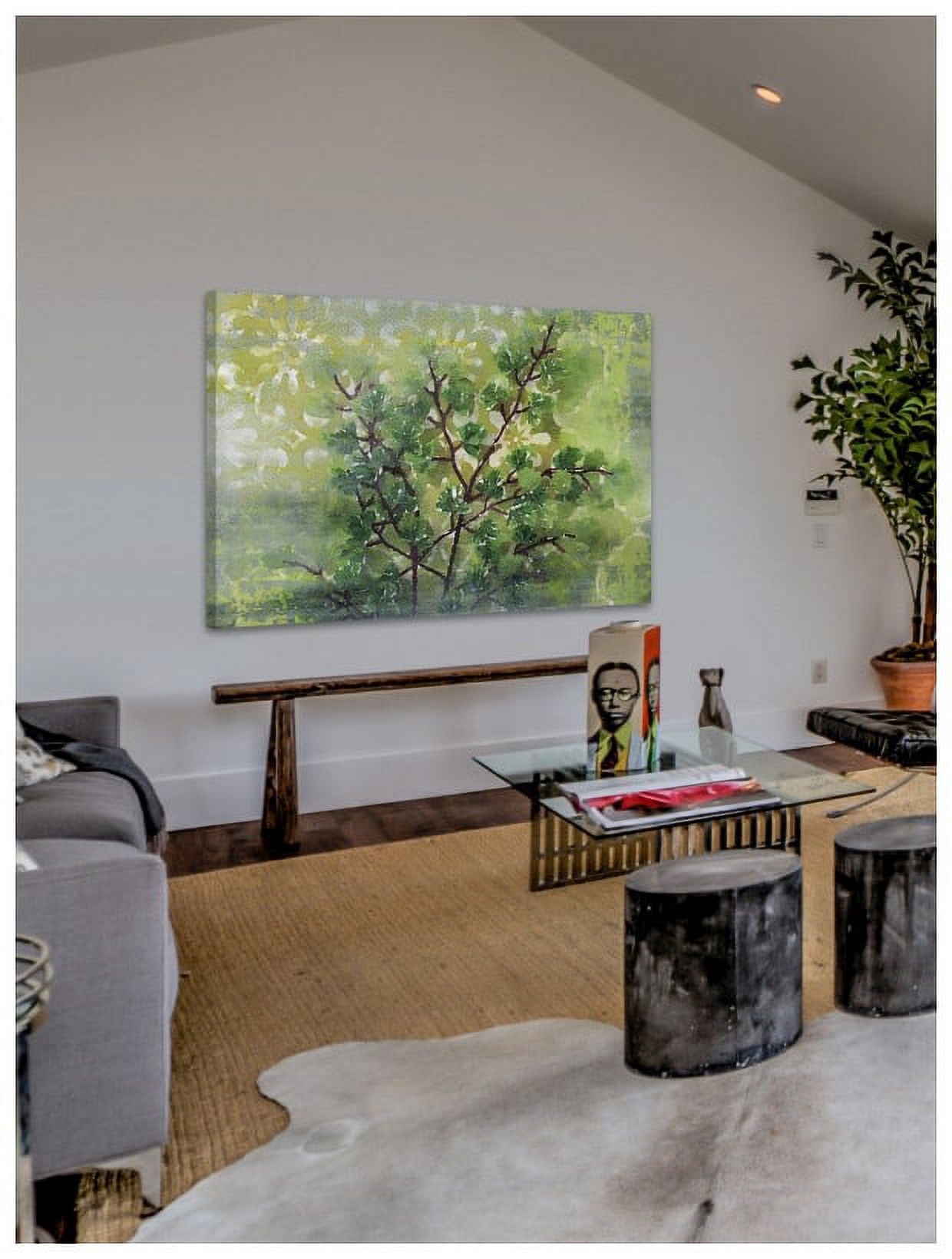 Marmont Hill 'Green Sensation I' by Irena Orlov Painting Print on Wrapped Canvas