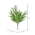 thumbnail image 2 of Vickerman 22.5" Artificial Green UV Coated Boxwood Bush., 2 of 2