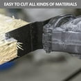 thumbnail image 5 of Ikoopy 10pcs Multitool Blades High Carbon Steel Oscillating Saw Blades Quick Release Oscillating Professional Fast Cut Swing Blades Compatible with Most Tool for Metal Plastic 3.54*1.38in, 5 of 10