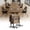 47.2in Walnut, variant on Conference Room Table with Wheels Mobile Folding Training Table Modular Meeting Table for Office (4,Walnut,61in)