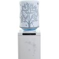 thumbnail image 1 of BAOZOON 5 Gallon Water Dispenser Barrel Dust Cover Durable Water Bucket Protector Covers for Water Cooler Reusable 5 Gallon Water Bottle Cover Fabric Bucket Decor(Grey Tree), 1 of 5