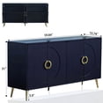 thumbnail image 4 of Modern Wooden 4 - Door Storage | In Dining or Office, Display Decor on Upper Counter, 4 of 6