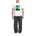 thumbnail image 5 of CafePress - Ukrainian President Zelenskyy Ukraine Flag Pajamas - Men's Light Loose Fit Cotton Pajama Set, 5 of 7