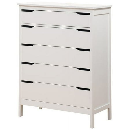 Angel Line Lauren 5 Drawer Chest, White
