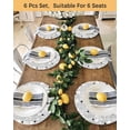 thumbnail image 4 of 15 Inch Round Placemats Set of 4, Grey Christmas Non Slip Heat Insulation PP Table Mats, Xmas Snowflake Snowman Washable Place Mats for Kitchen Dining Party Table Decor, 4 of 7