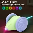 thumbnail image 3 of Mouse Vehicle Interactive Cat Toy – LED Auto Obstacle Avoidance, USB Rechargeable Kitten Teaser Toy, 3 of 8