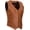 Brown, variant on First Mfg Co - Savannah - Women's Motorcycle Biker Riding Whiskey Leather Vest - 2X Large - Back Lacing